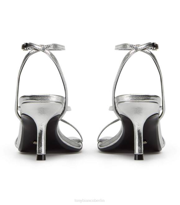 Stöckelschuhe| de Tony Bianco Frauen Avi-Absätze Silberfolie 4624167